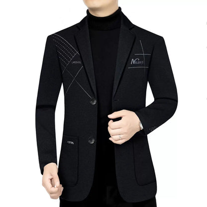 Blazer Men's Fashion Outdoor Travel Camping Youth Wedding Versatile Host School Uniform Slim Fit Casual Korean Version Blazer