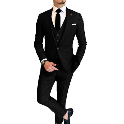 Men's Slim Fit Single Breasted Suit for Weddings, Graduation & Smart Casual Wear – Multi-Color