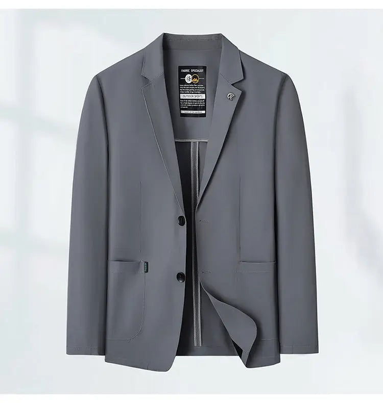 Spring-Summer-Fall Light Style Korean Men's Fashion Stylish, Dashing, Versatile Business Casual Sun Protection Suit