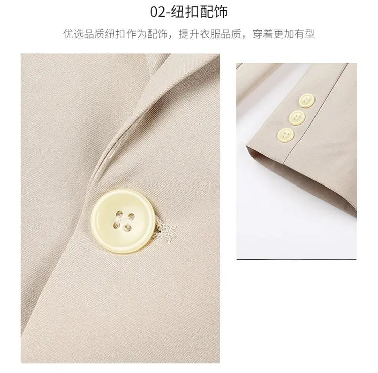 Men's spring and autumn Korean-style business versatile suit jacket, Hong Kong-style Instagram cool casual suit jacket, large si