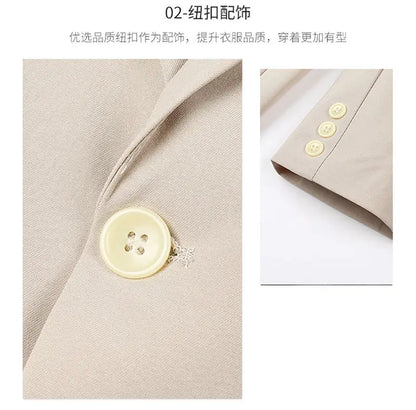 Men's spring and autumn Korean-style business versatile suit jacket, Hong Kong-style Instagram cool casual suit jacket, large si