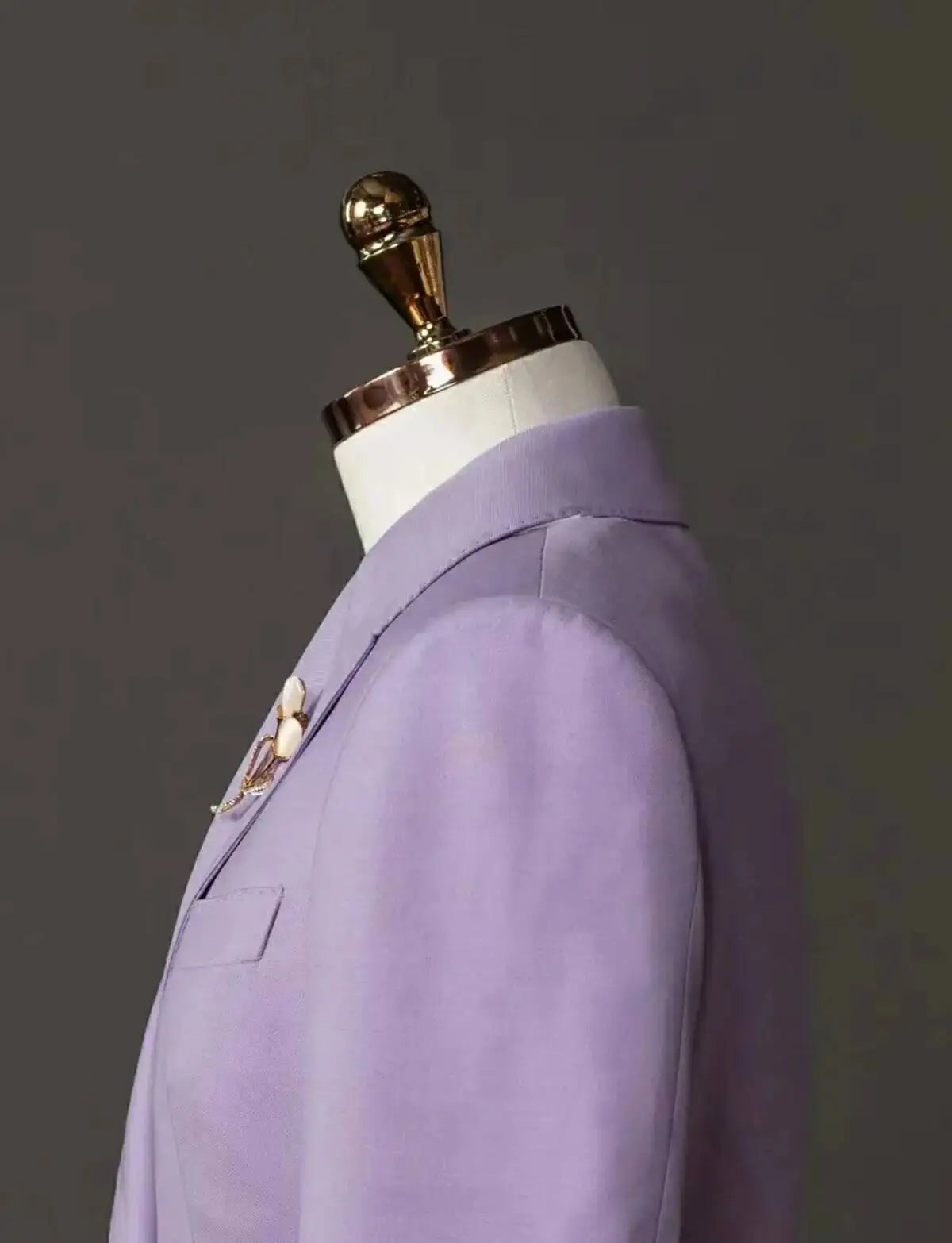 Elegant Purple 2 Pieces Suits Side Belt Women Blazer Plus Size Customized Wedding Guest Formal Evening Party Mother Outfit