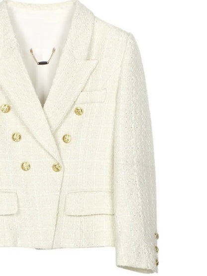 Single Breasted Solid Color Straight Jacket Versatile Ladies Loose Coats Fashion Round Neck Long Sleeves Outwear