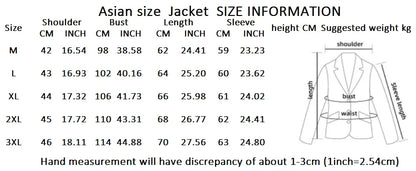 2026 Blazer Fashionable Outdoor Travel Youthful Wedding Versatile Printed Fabric Host Slim-fit Casual Lightweight Men's Blazer