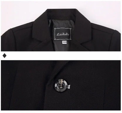 1-11Years Kids Formal Wedding Birthday Prom Outfit Suit With Jacket Pants Children's Piano Speech Performance Costume