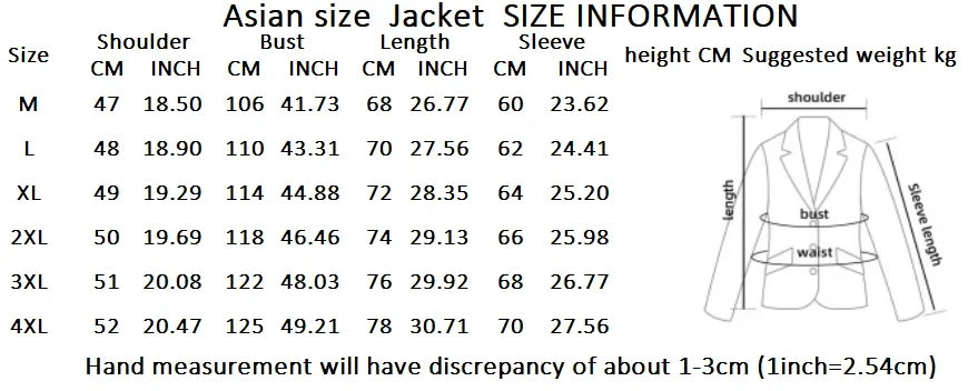 Blazer Men's Fashion Outdoor Travel Camping Youth Wedding Versatile Host School Uniform Slim Fit Casual Korean Version Blazer