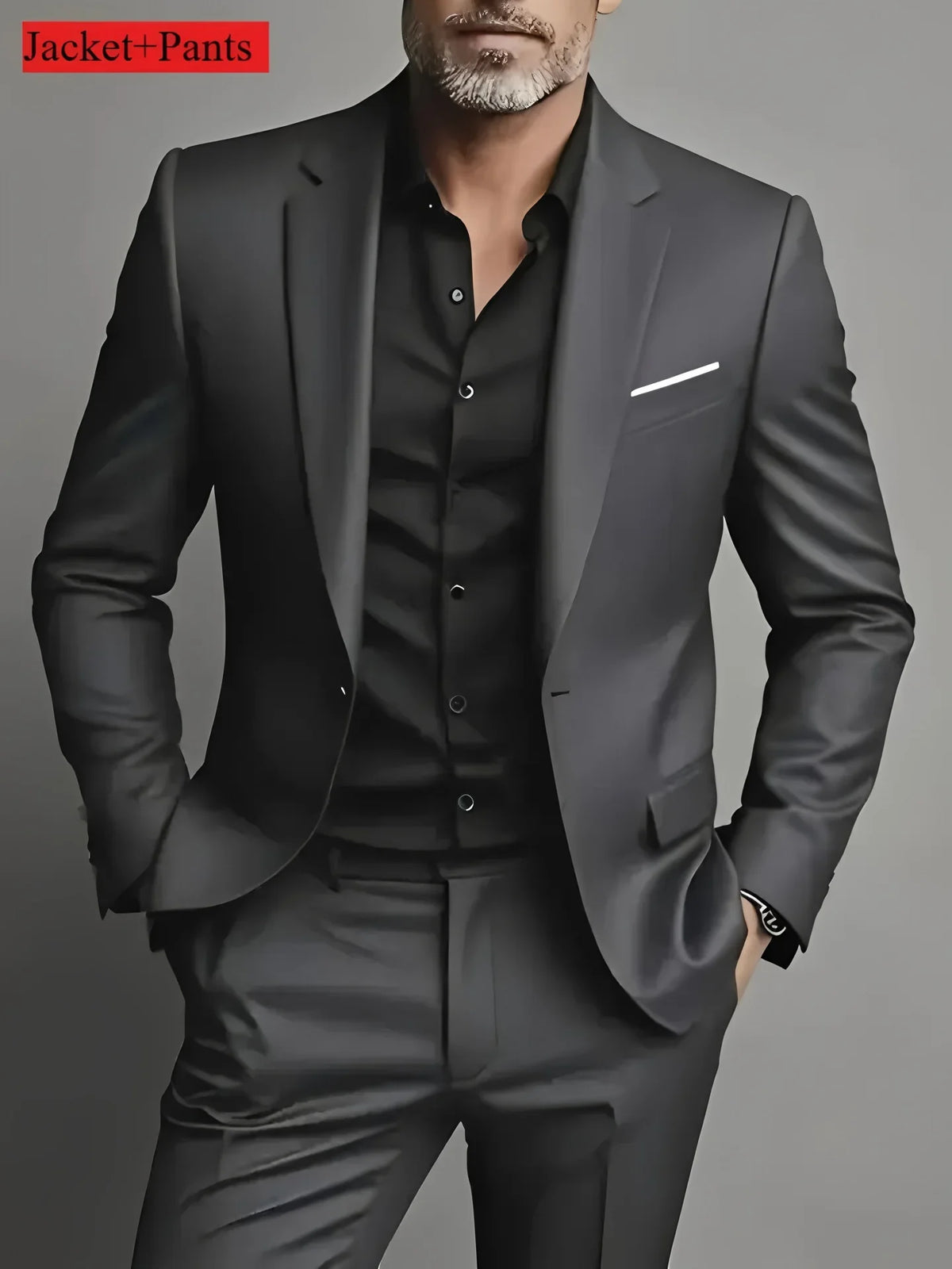 2 Pièces Costumes Homme Grande Taille Pour Mariage Marié Tuxedos Bal Ensembles Blazer Homme D'affaires Trajes De Hombre