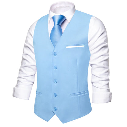 Men's Vest Set — Floral Paisley Waistcoat with Necktie, Pocket Square & Cufflinks for Weddings & Formal Events