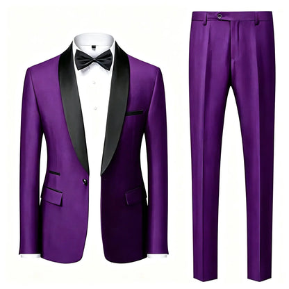 Men's Premium 3 Piece Suit Set Business Casual Blazer Jacket Vest Dress Pants Formal Suit Essential Daily Office Outfit