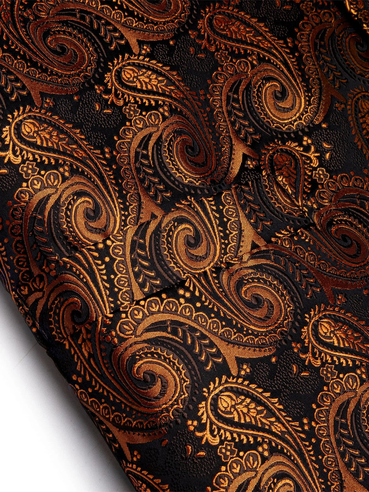 Men's Vest and Tie Set – Paisley Floral Waistcoat with Necktie for Weddings and Business Occasions
