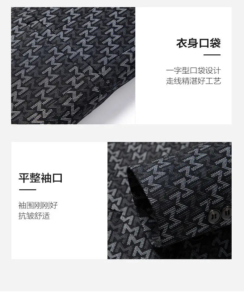 2026 Blazer New Fashionable and Slimming Middle-aged Business Casual Trend Wedding Banquet Host Men Outdoor Performance Blazer
