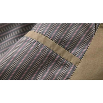Blazer Man Retro Turn Down Collar Single-breasted Men Suit Coat Loose Pocket Long Sleeve Versatile Male Casual Outerwear