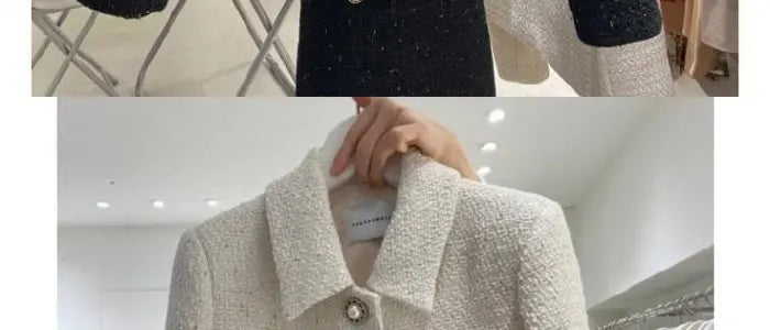 Fashionable Short Tailored Jacket Women's Loose Fit Perfume Style Korean Version Spring Autumn New Popular West Suit Top