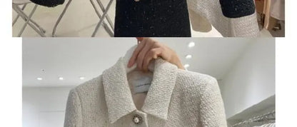 Fashionable Short Tailored Jacket Women's Loose Fit Perfume Style Korean Version Spring Autumn New Popular West Suit Top