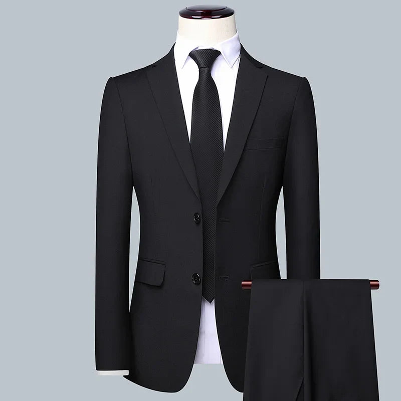 Men's Wedding Suit – Single Breasted, Loose Fit, Smart Casual for Groom & Best Man