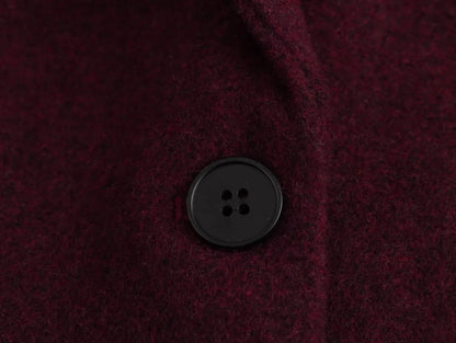 Women's Fashion Versatile Lapel Single Breasted Blazer With Shoulder Pads Female High Street Casual Long Sleeve Jacket Mujer