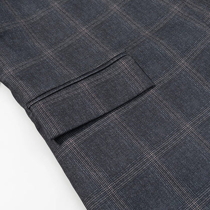 Spring New Women's Blazers 2026 Fashion Retro Plaid Elegant Women's Warm Jackets Youth Chic Commuter Office Blouse Coats