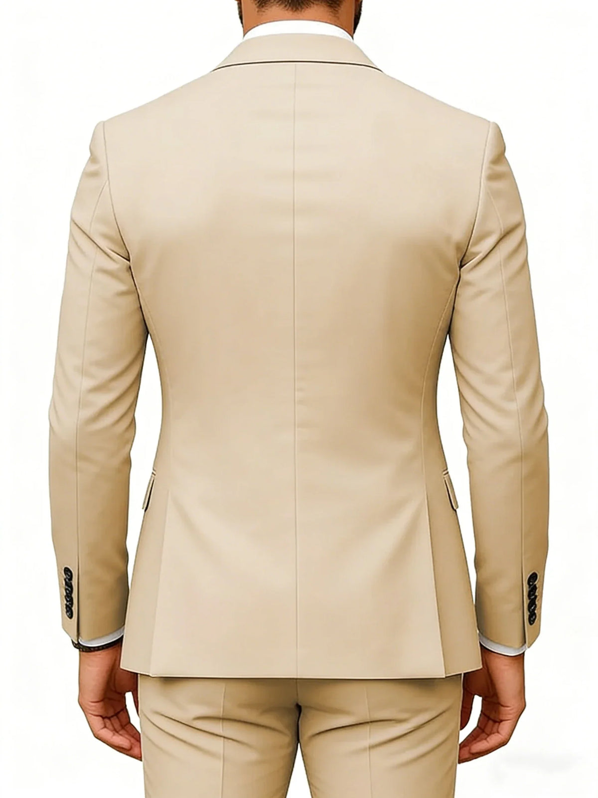 Men's 2-Piece Velour Suit – Slim Fit Blazer and Pants for Wedding, Prom & Formal Occasions