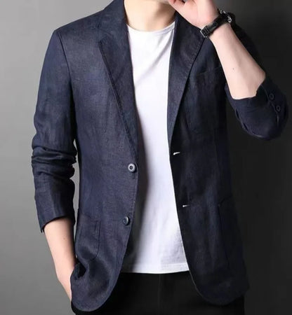 Men's Lightweight Business Casual Blazer Spring Summer Sun Protection Jacket