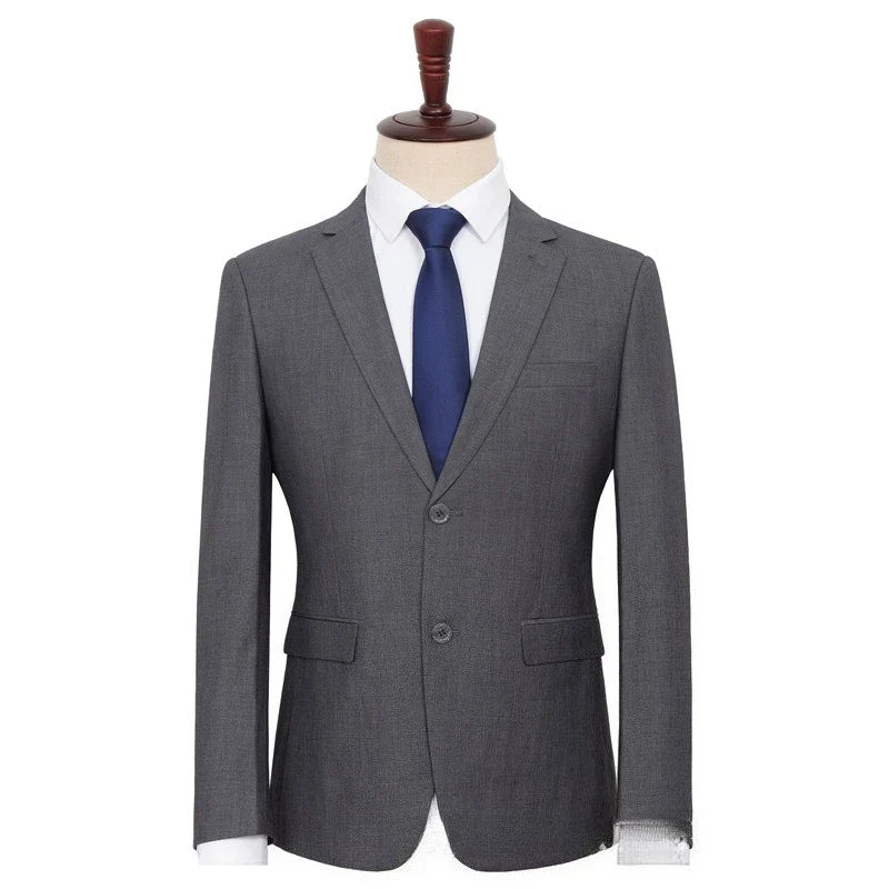 Men‘s Suit Blazer Single-breasted Blazer Jacket Vest Straight Trouser Business Smart Casual Grooms Dress Suit for Wedding Party