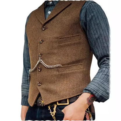 Men's Suit Vest for Wedding & Smart Casual – Multi-Color Waistcoat
