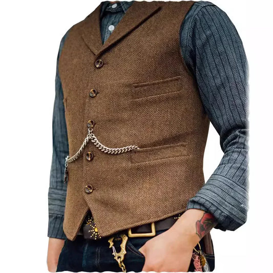 Men's Suit Vest for Wedding & Smart Casual – Multi-Color Waistcoat