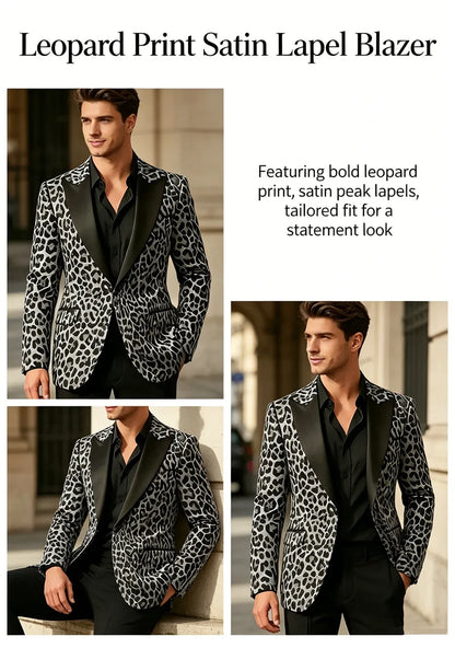 Men's Premium Textured Casual Blazer Two Button Notched Lapel Slim Fit With Pocket Square For Office Wedding Party Daily Wear