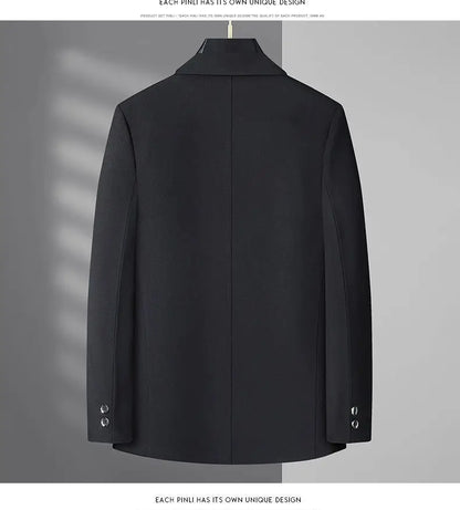 30% Linen Blazer - Men's Fashionally Fit Business Formal Wedding Gentleman English Style Breathable Versatile Casual Blazer