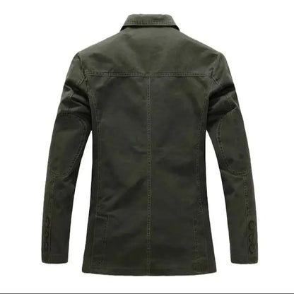 2026 Spring Men 100% Cotton Casual Blazer Men's Brand Military Jacket Blazers Mens Suit Coat Male Blazer Masculino Jackets