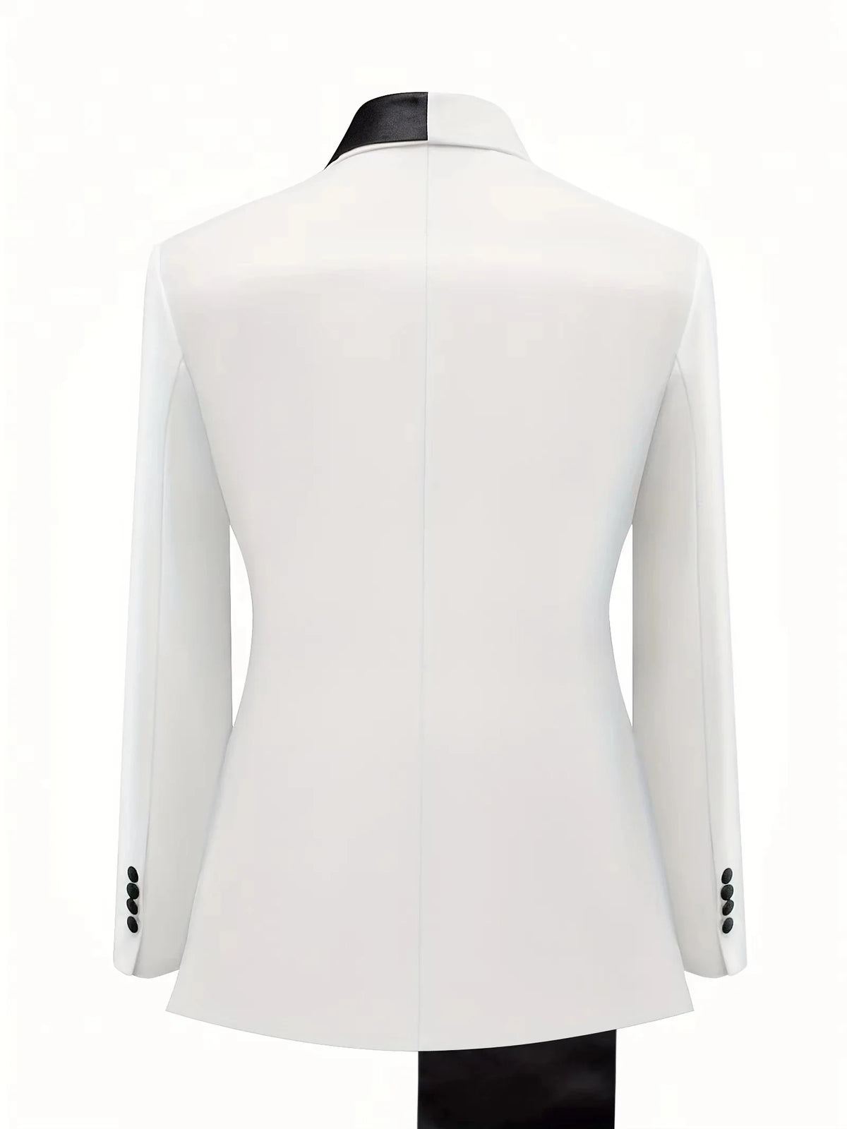 Luxury Elegant Men's 1 Piece Slim Fit Suit Blazer Tailcoat White Wedding Business Ball Gift For Husband