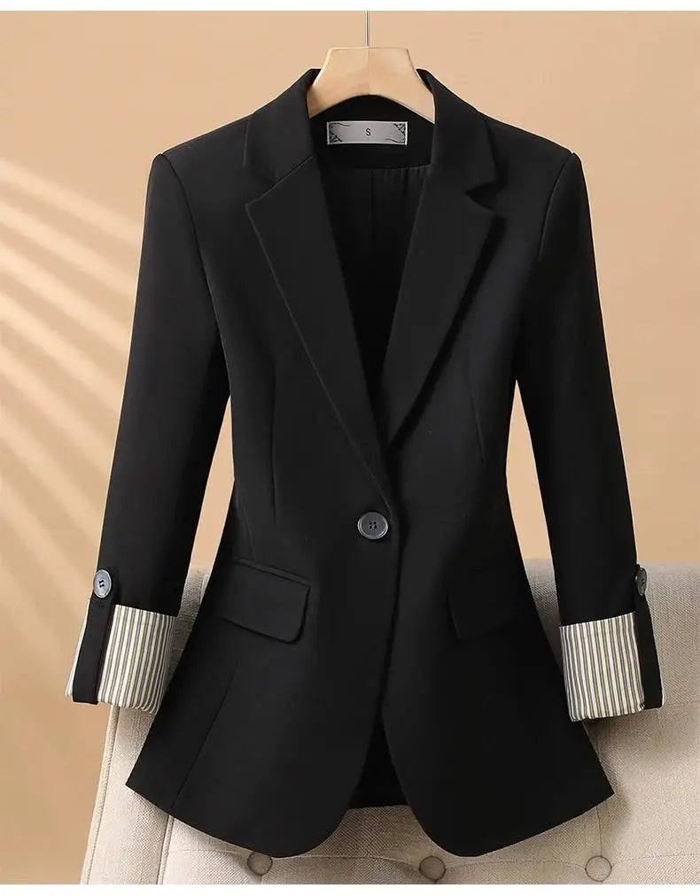 Autumn Winter Outerwears Blazer Woman New In Coats Chaquetas Mujer Casaco Feminino Large Size Office Casual Blazers Jackets Tops