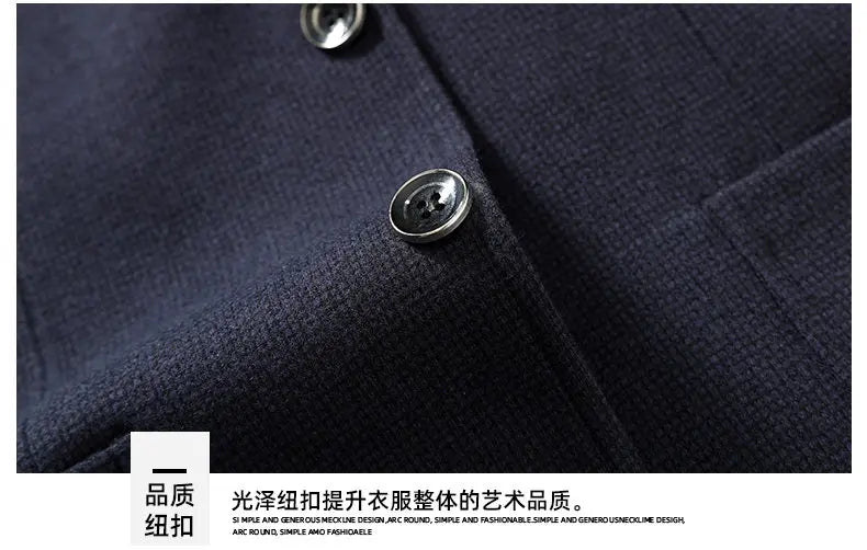 High-quality, fashionable and stylish new autumn and winter casual suits for men, business trendy small suits