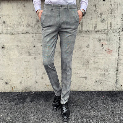 ( Jacket + Pants ) Men's Business Banquet Slim Fit Suits Groom's Wedding Ball Party Dress Blazers and Trouser