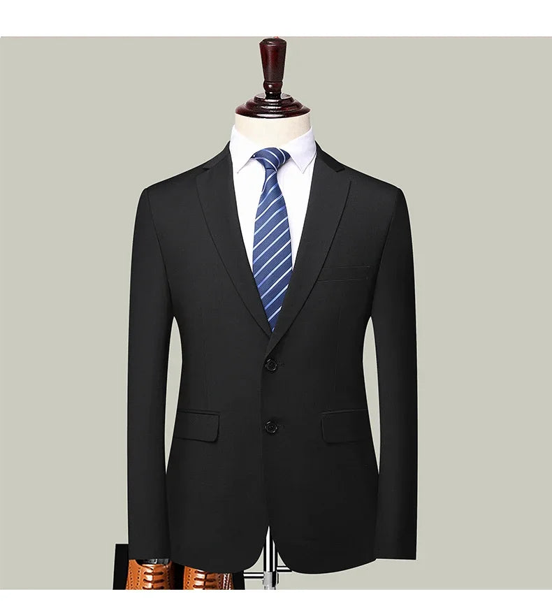 2026 Blazer Men Fashion Gentleman Business Outdoor Korean Version Travel Wedding Trend British Style Is Decorated Body Casual