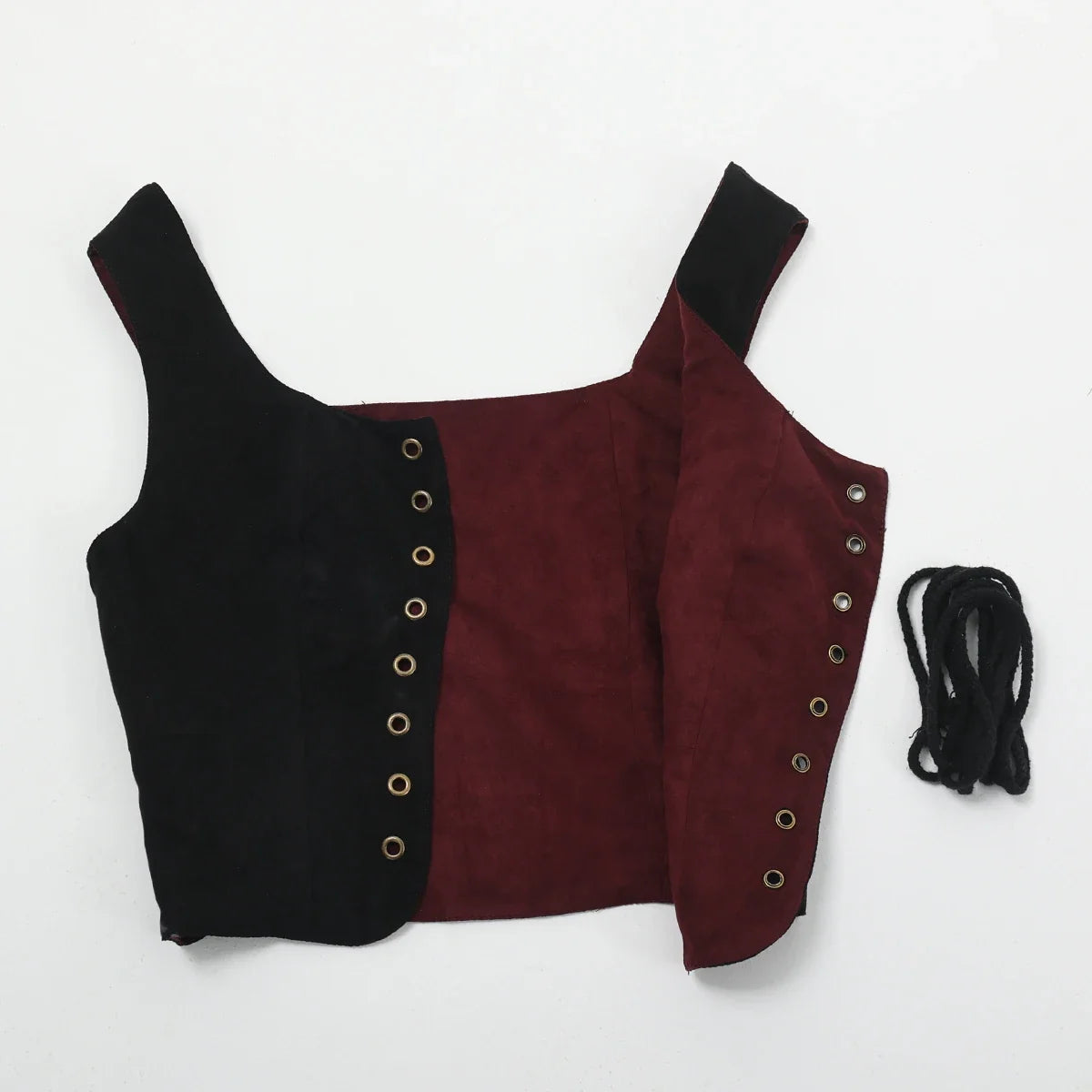 Pirate Corset Vest Steampunk Waistcoat Women Halloween Medieval Cosplay Tops