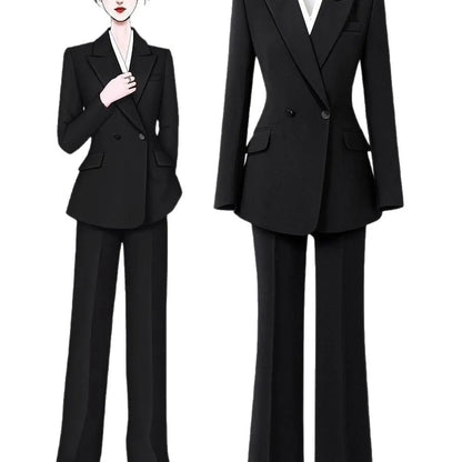 Matcha Green Women's 2 Pieces Pant Suits Lady Business Office Suits Slim Fit Peak Lapel Jacket Womens Tuxedo Casual Female Suits