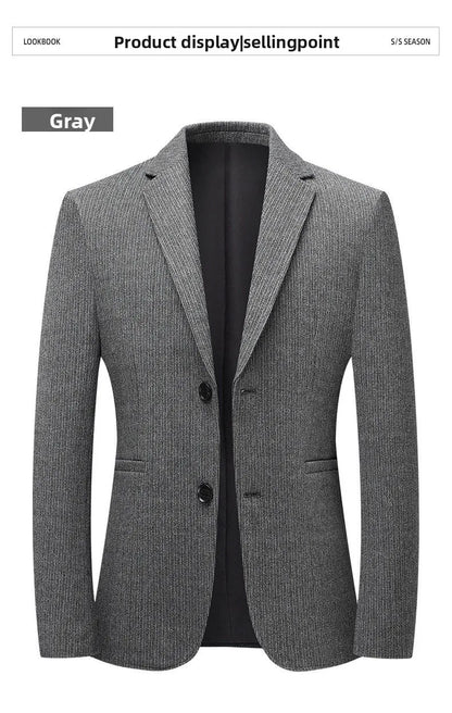 Blazer New Men's Fashionable Outdoor Travel Premium Business Wedding Versatile Host School Fit Casual Korean Version Blazer