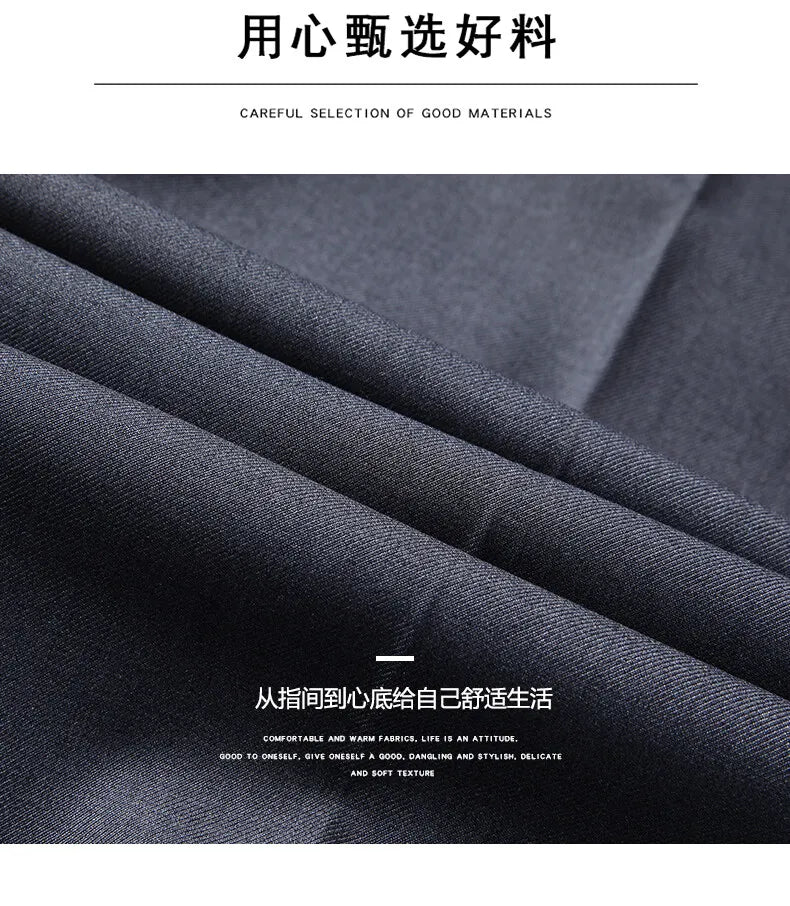 Men's 3-Piece Wedding Suit – Single Breasted, Smart Casual, Blue/Black/Gray – All Seasons