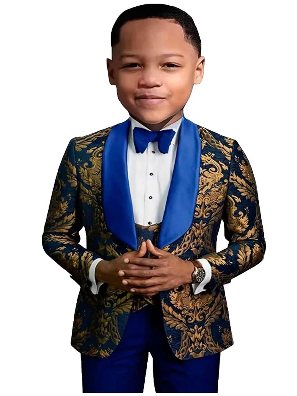 4 Pices Slim Fit Dresswear Suit Set For Formal Occasion Handsome Boys Christmas Set Customize High Quality Tuxedo