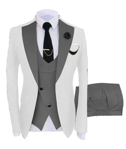 3 Pièces Manteau Homme Affaires Formel Slim Fit Costume Pour Homme Ensemble Fête Gilet Pantalon Mariage Blazer Vert Homme Terno Masculino