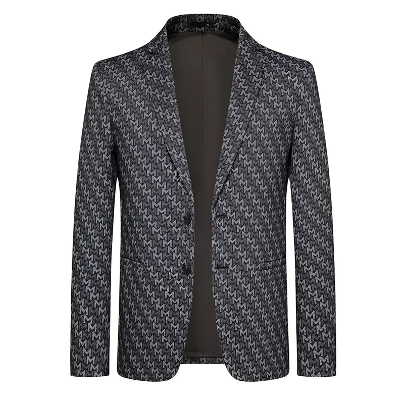 2026 Blazer New Fashionable and Slimming Middle-aged Business Casual Trend Wedding Banquet Host Men Outdoor Performance Blazer