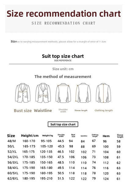 Men's 3-Piece Wedding Suit – Single Breasted Smart Casual Suit for Men – Burgundy, Navy Blue, Black, Dark Grey