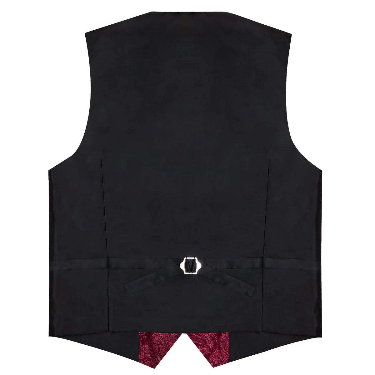 Men's Paisley Suit Vest – Single-Breasted Waistcoat with Tie, Handkerchief & Cufflinks for Weddings & Banquets