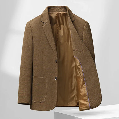 Blazer Autumn and Winter Men's Fashion Business Outdoor Travel Solid Color Wedding Youth Slimming Casual High Formal Wear Blazer