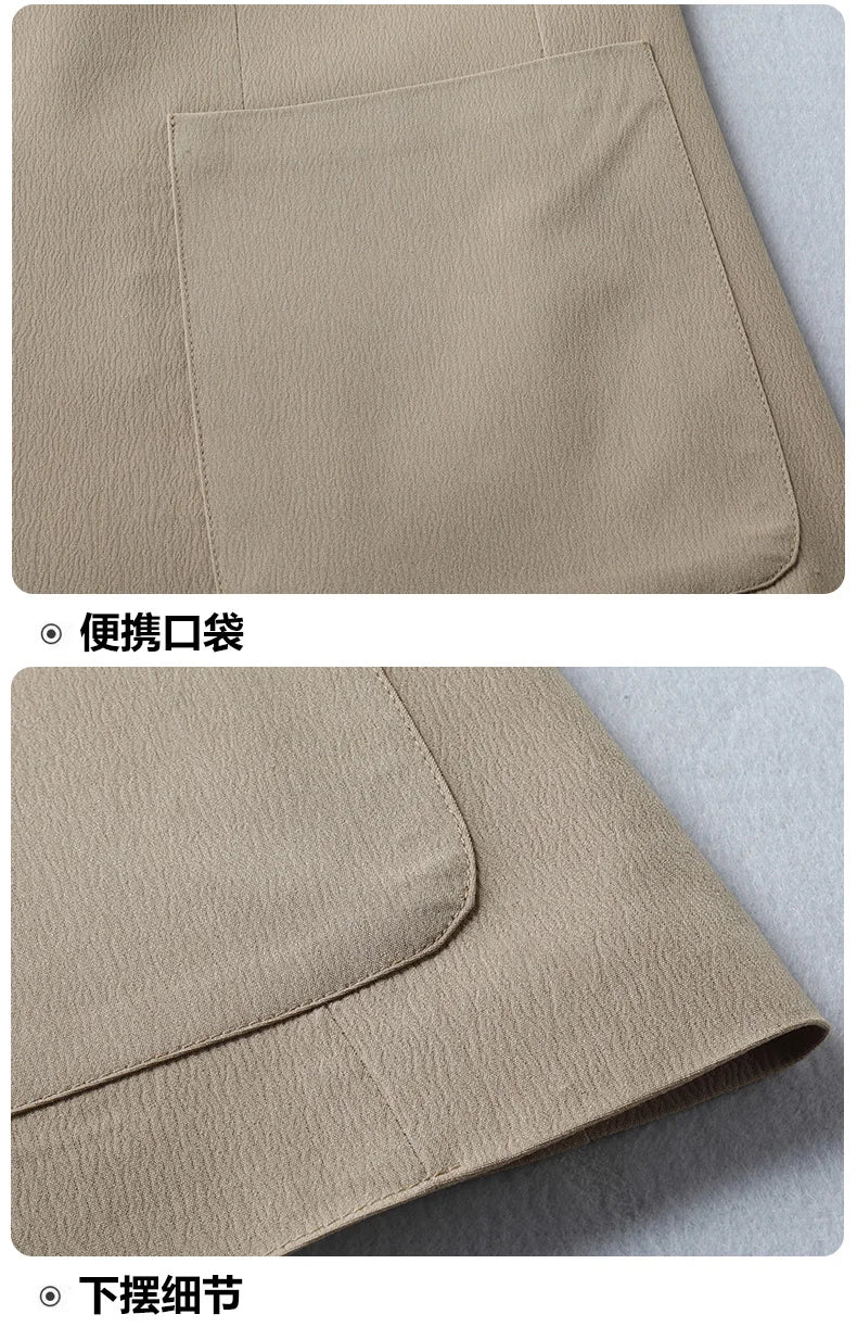 2026 Spring/Summer New High-End Suit Jacket Men's Lightweight Soft and Breathable Fashion Business Casual Jacket Top