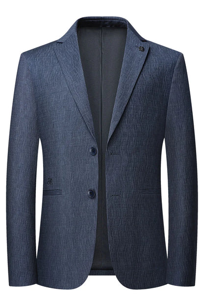 Men's Slim Fit Blazer Fashion Handsome Trend 2025 76% Polyester 19% Viscose 5% Spandex M-4XL Comfortable Stretchy Blazer