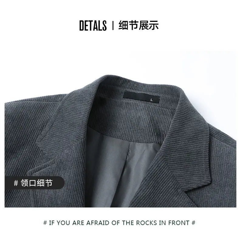 High-quality New Men's Fashionable and Stylish Corduroy Suits for Banquets, Business and Casual Wear, Versatile Suits