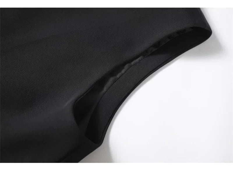 Women's Blazer Vest Spring Autumn Coats Irregular Tank Top V-neck Sleeveless Suit Vest Jacket Female Waistcoat Outerwear