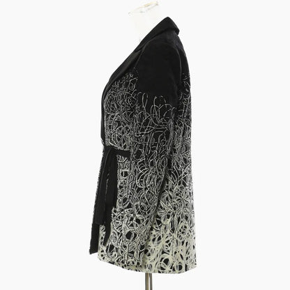 Spring Autumn New Women's Blazer Contrast Color Lace-up Waist Slimming Minimalist Style High-end Casual Chic Jacket HK15340