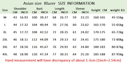 Blazer Men's fashion outdoor travel gentleman wedding Slimming Business versatile Trendy Casual Korean-style formal wear Blazer